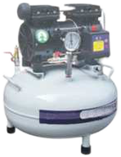 Dental air compressor 28L, Oil free, Silent,